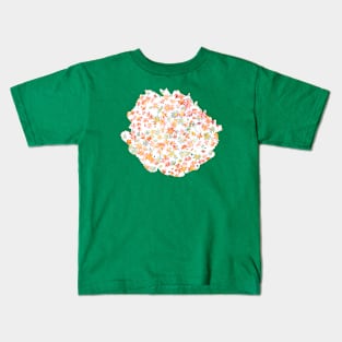 Daisies Spring Countryside Spicy Orange Kids T-Shirt